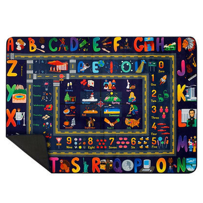 Insightful Fun ABC Baby Play Mat | Educational Alphabet Kids Rug for Nursery, Classroom, Playroom, Bedroom, Daycare Floor | Playmats for Boys, Girls, Babies, Toddlers Room Decor